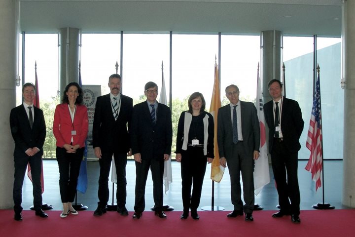 A delegation from the Helmholtz Association of German research centres